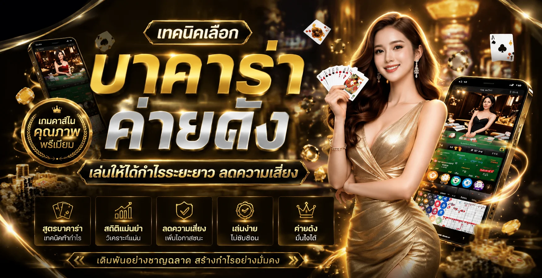คาสิโนออนไลน์ POP777 บาคาร่าสดและเกมโต๊ะครบทุกค่าย